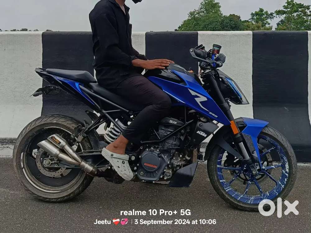 KTM Duke 200 bs6 jast asb fall gari poro ok