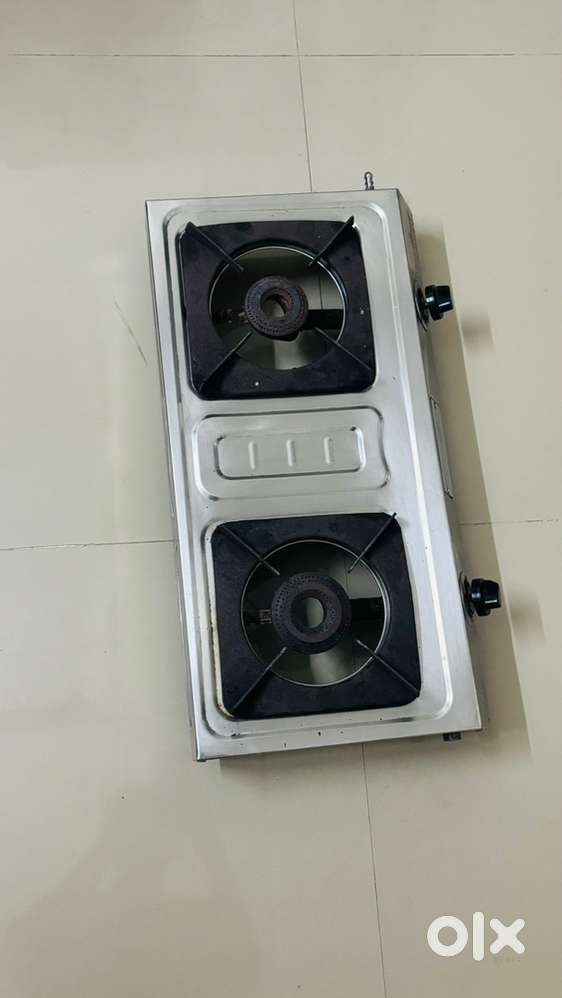 2 burner gas stove sell my recure 3 burner only 6 monht use gas stove