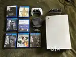 Playstation 5 (Disc Version) Bundle - Includes Games & Charging Dock