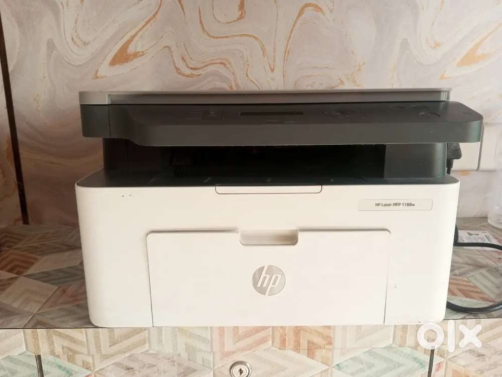 Printer hp laser MFP 1188wll black and white printer three months use