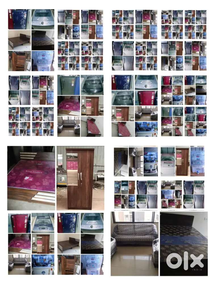 Moriyan rental services Fridge on washing machine all furniture rental
