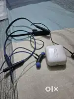 Three earphones for sale in good condition less used