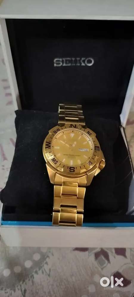 Seiko Golden Automatic Male Wrist Watch