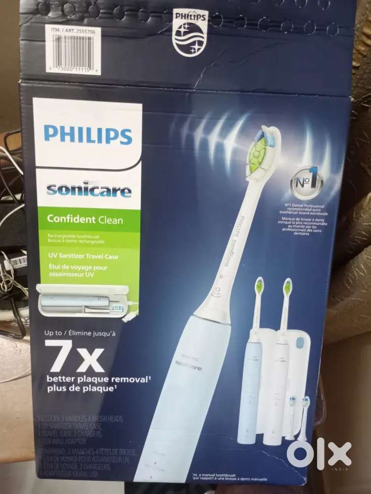 Title: Philips Sonicare (Opened but unused) — 2 Handles + Travel UV