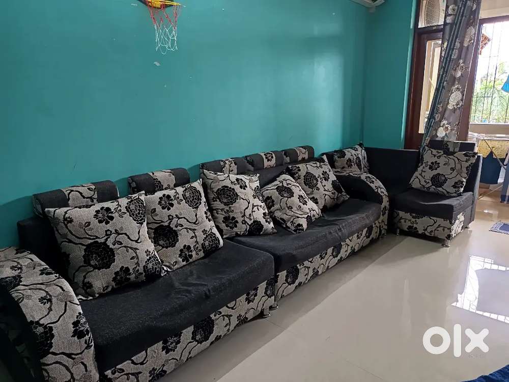 Seven seater Sofa with pillows