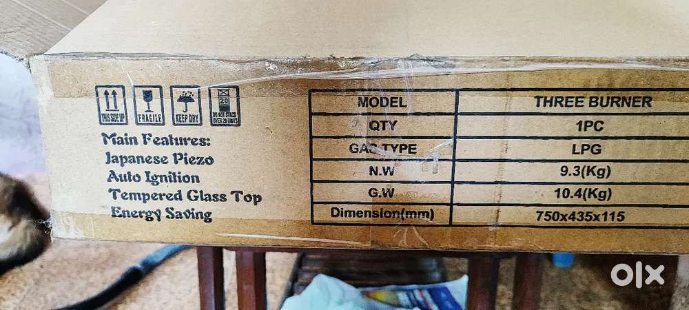 Glass top stove