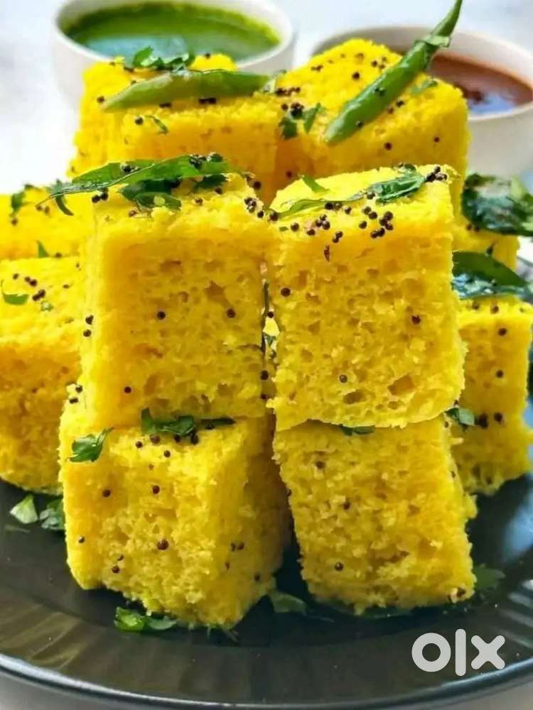 Dhokla and Chop Beguni er Karigor chai