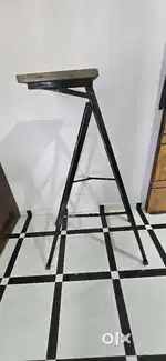 3-step Heavy Duty Foldable iron Ladder, 4-feet height(With Platform)