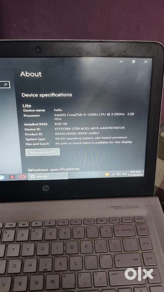 Hp laptop 2015 model