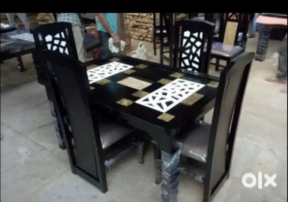 4 CHAIRS DINING TABLE AVAILABLE IN STARF FURNITURE