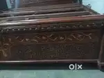 Queen size cot good condition teak wood