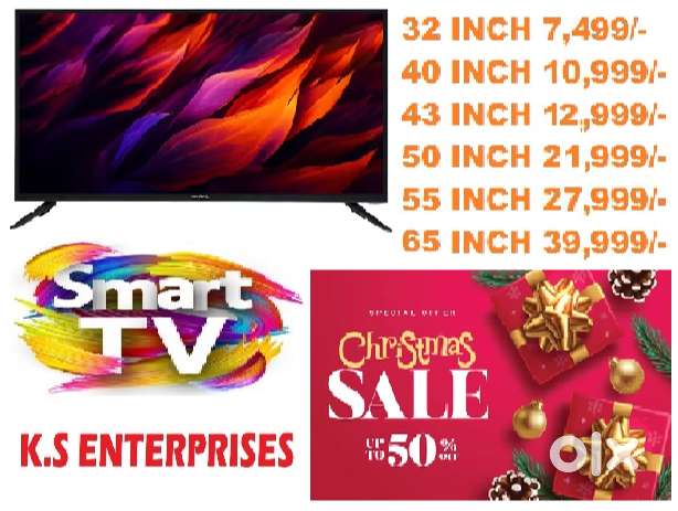 40 INCHES  SMART, 4K UHD LED TV IN 10,999 ONLY.