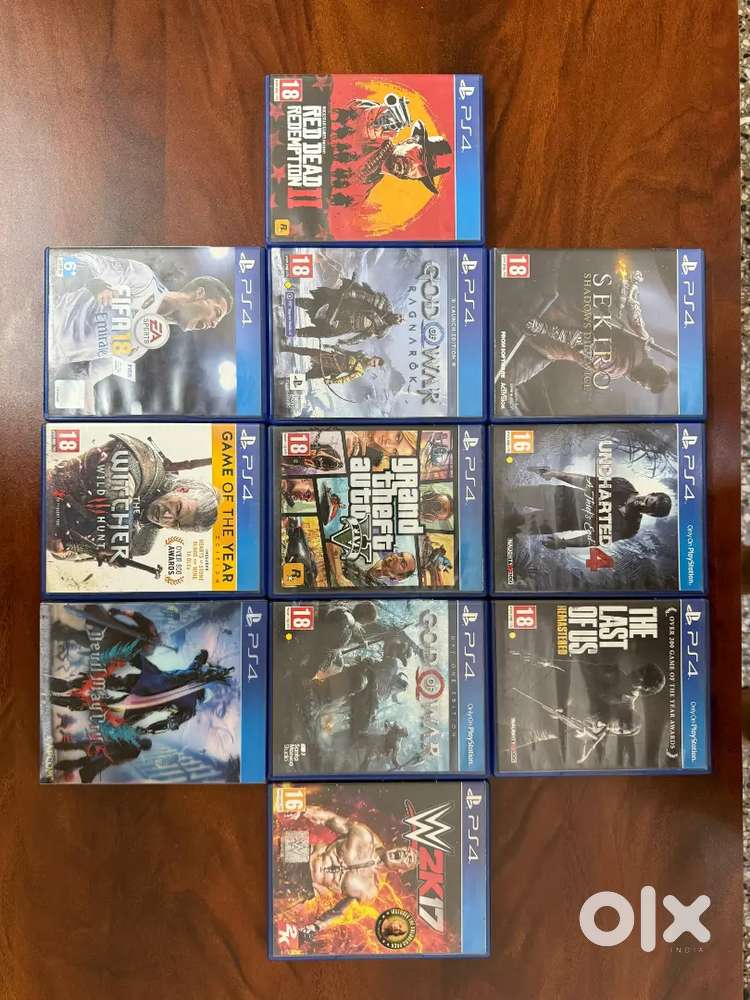 PS4 Games Original Starting Rs.400