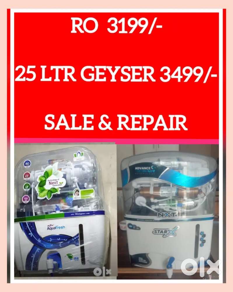 WATER PURIFIER RO FILTER GEYSER CHIMNEY INVERTER IN HOLE SALE RATE