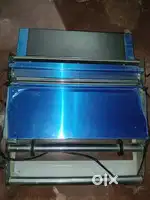 Hw 450 hand wrapping machine hearting film sealing fruit and food