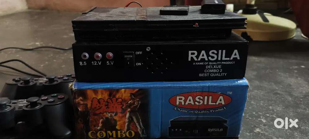 PlayStation 2 with 2 games