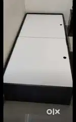 Single bunk bed with storage