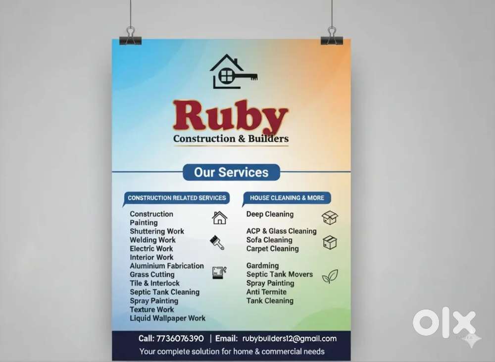 RUBY CONSTRUCTION & BUILDERS