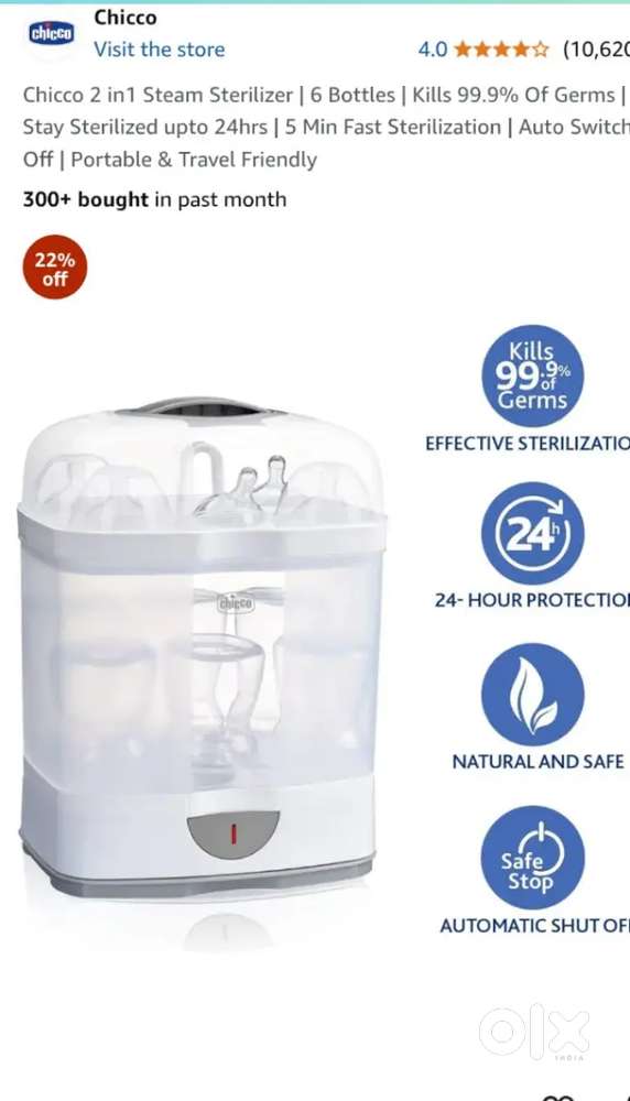 Feeding bottle sterlizer