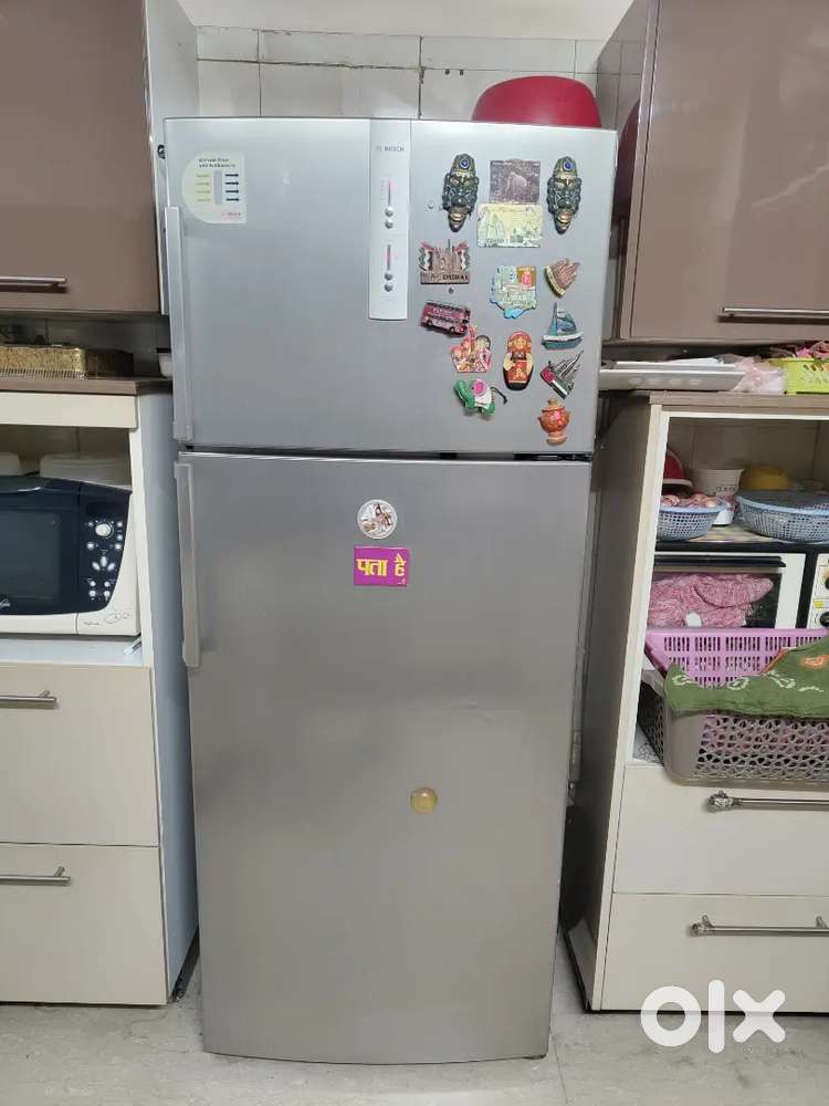 Bosch Double Door Fridge 450L Silver