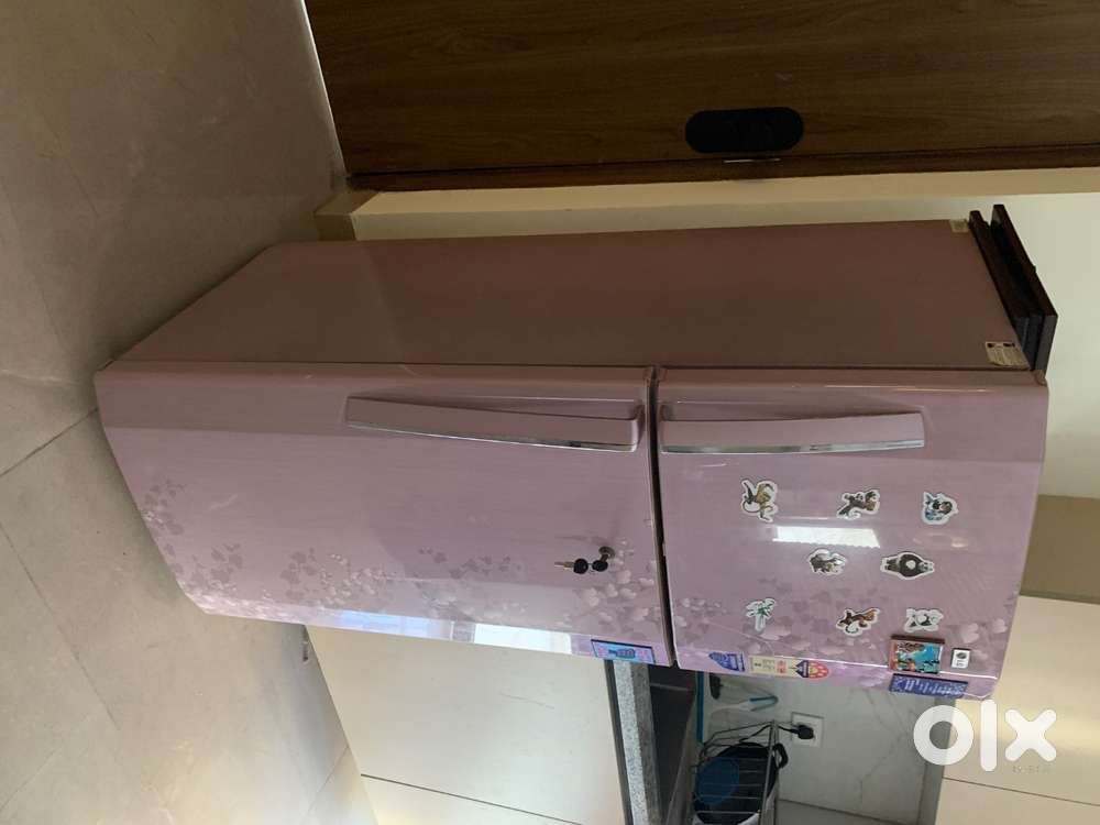 LG Double door Refrigerator-240 Ltr-Pink floral design-2012 model