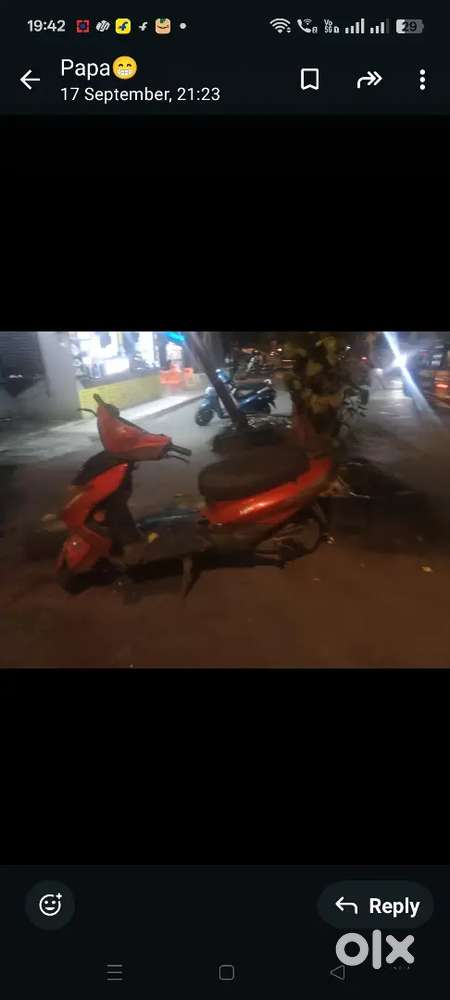 Selling electric scooty