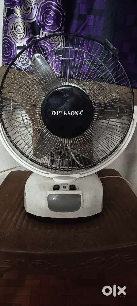 Fan AC DC battery fan