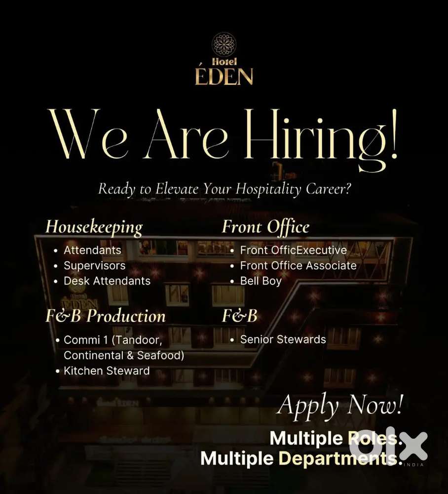 Vacancies in EDEN KARWAR