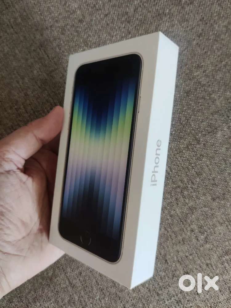 iPhone SE - Gen3, sealed box, starlight, 64GB, with bill