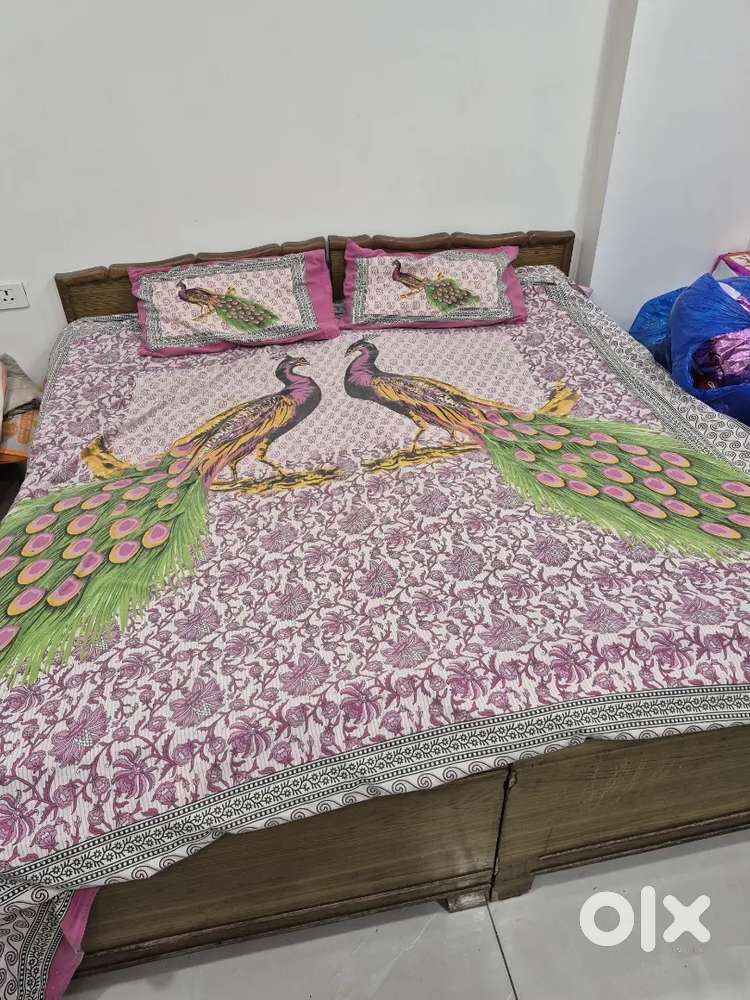 Double bed with space and Computer Table with space