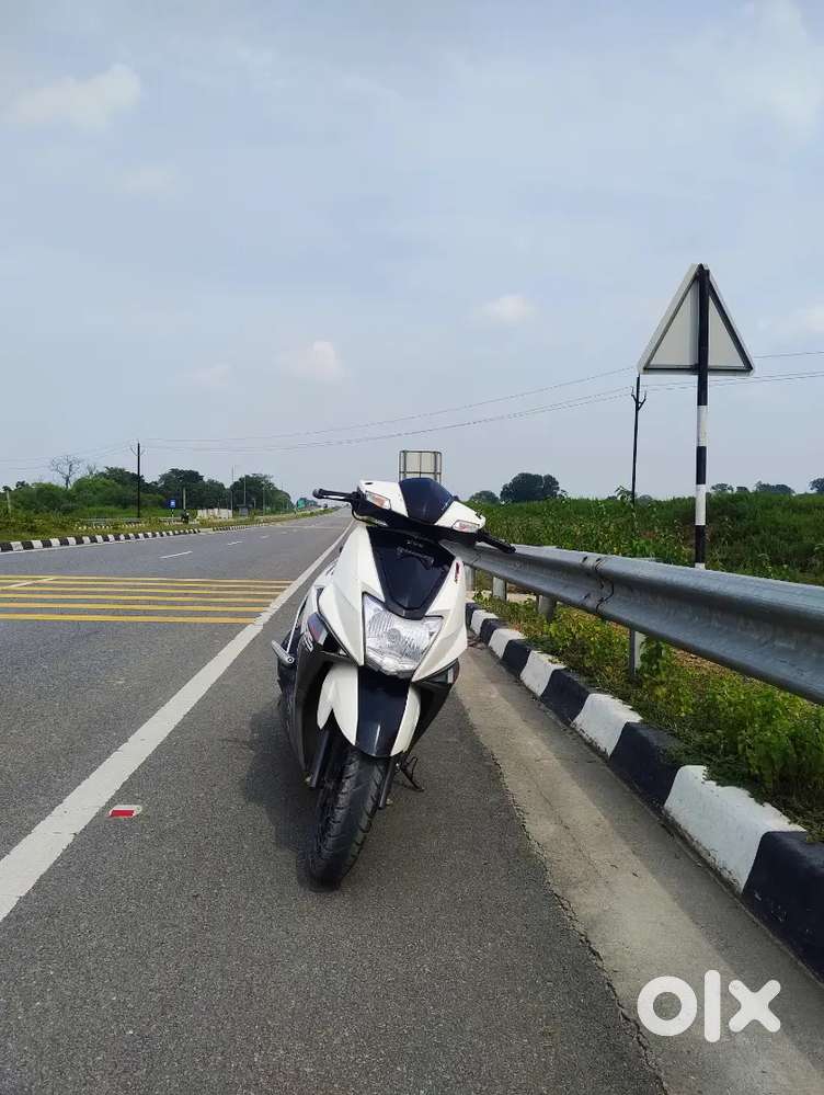 A scooter in good condition