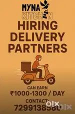 Free Food - Part time and full time delivery drivers needed