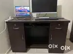 Study Computer table with drawers and cabinets