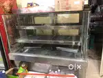 display refrigerator with counter