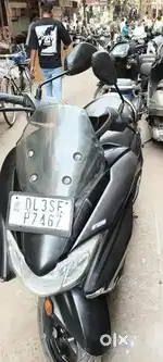 Suzuki burgman black mate colour modified without challan!