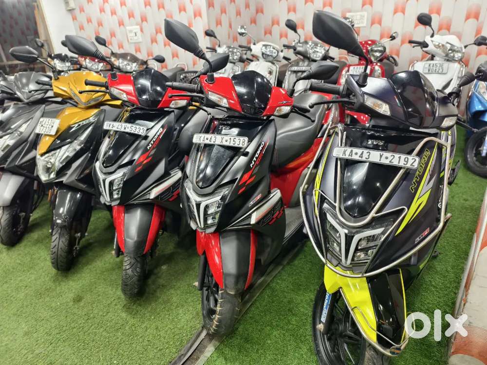 Down payment :- 18000 Tvs ntorq 125cc xp Emi/lone options available
