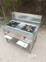 Stainless steel 2-Burnal stove(INDIAN)