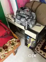 Computer table and wheel chair