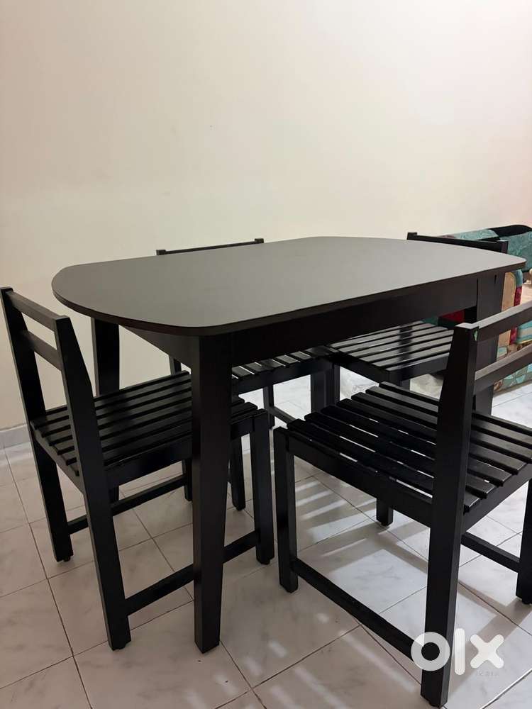 Square dining table 4 STR ( Including 4 Chairs )