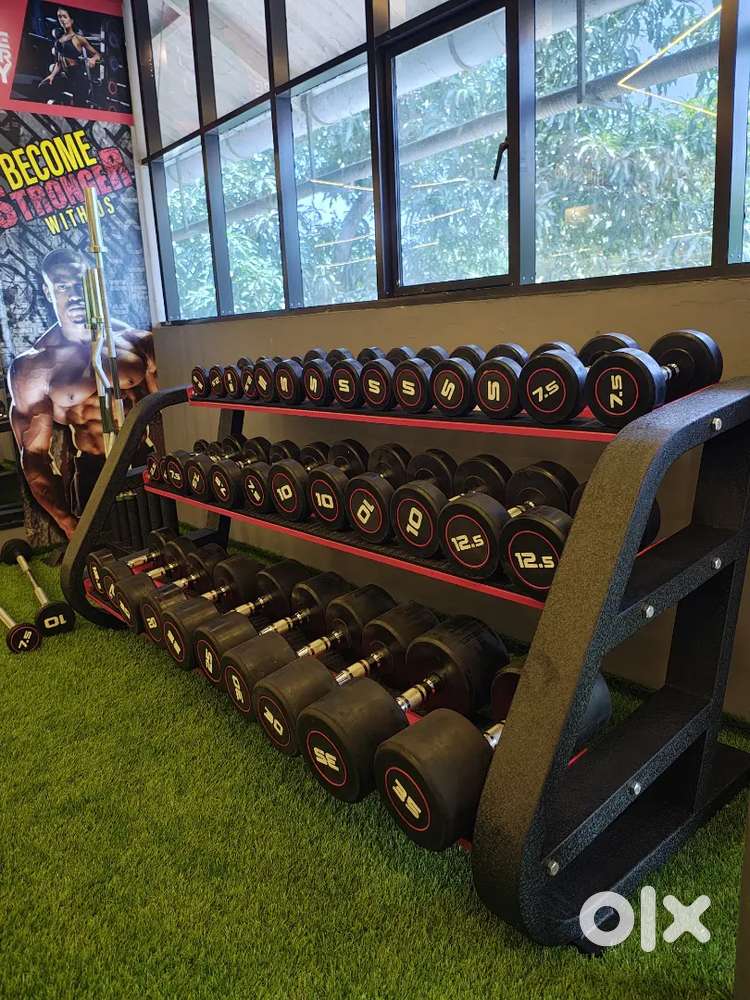 Rubber Coated & TPR Coated Dumbbells are Available at Wholesale Rate.