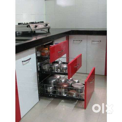 12 kitchen trolleys with frames & fittings
