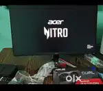 Acer monitor 180hz gaming monitor with graphics card rx6600 8 gb