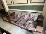 5 Seater Sofa (3+1+1) and 2 pouffee
