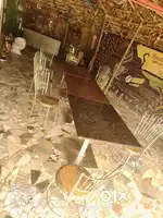 Granite table with chairs