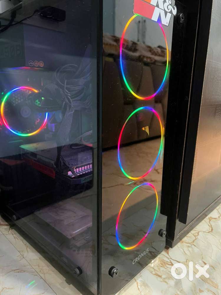 Gaming CPU i5gtx 1650 16 GB RAM Glass Cabinet