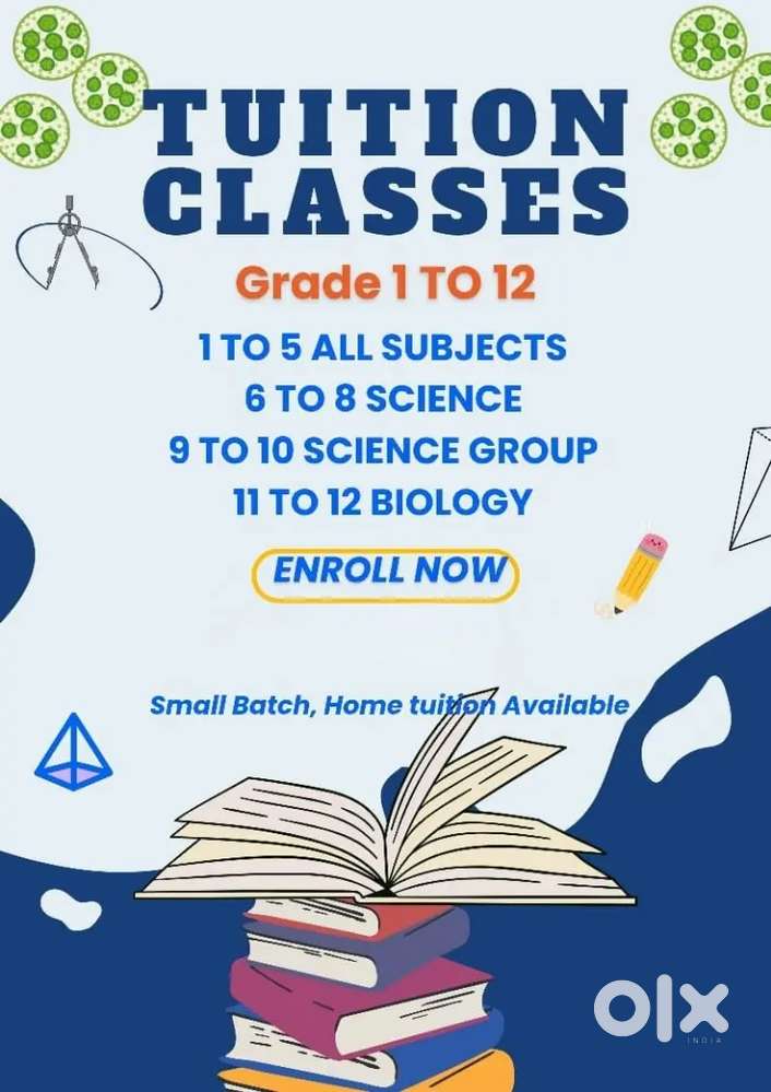 Tuition classes for class 1 to 12