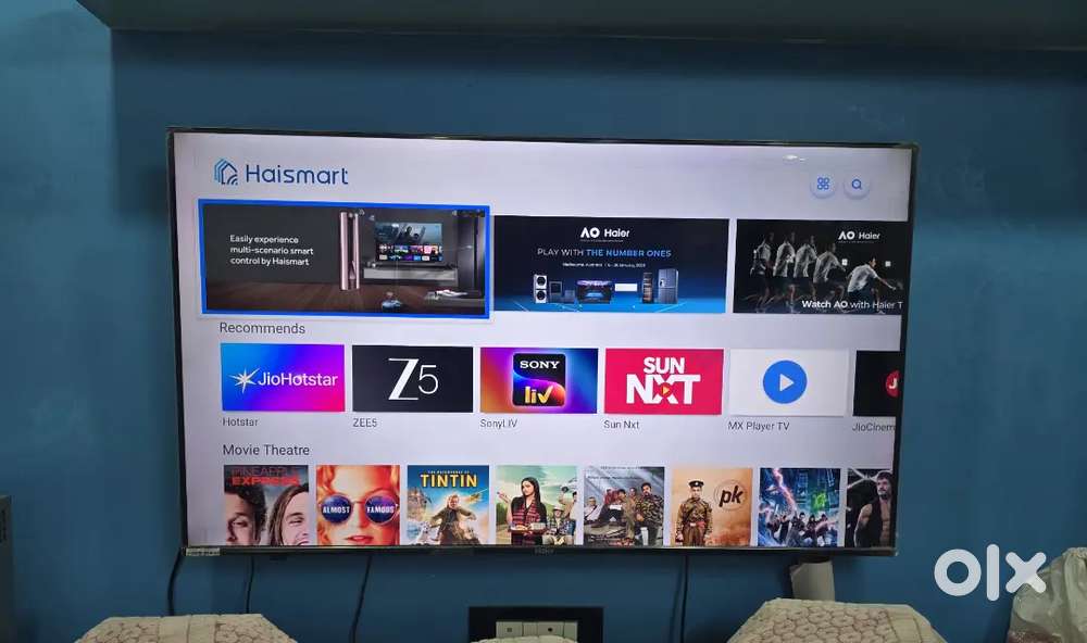 Hair 43 inches android tv for sell