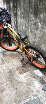 Flat tyres big bicycle