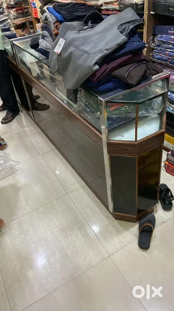 Shop furniture which can be used as storage.