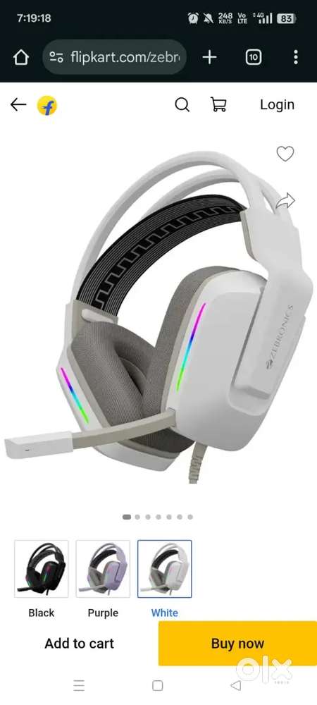 Zebronics Headphone unused
